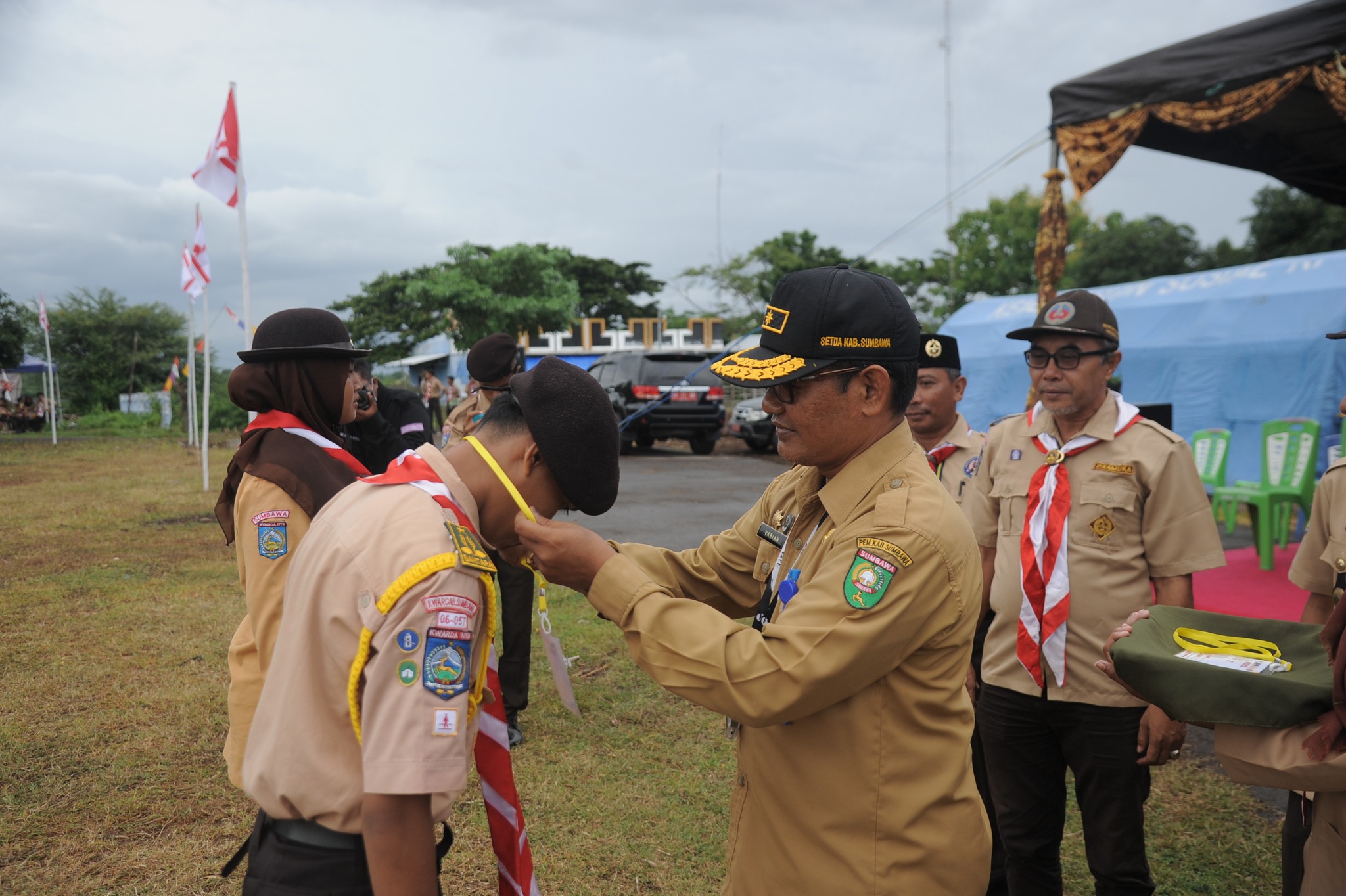 Bupati buka Kegiatan Scouting Skill Exhibition (Pameran Keterampilan Kepanduan) se-Pulau Sumbawa tahun 2022