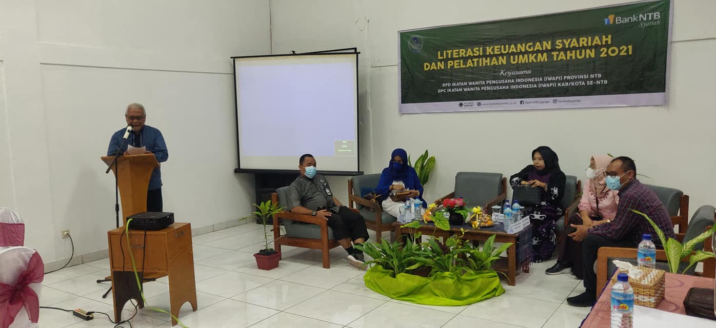 KEGIATAN LITERASI KEUANGAN SYARIAH DAN PELATIHAN UMKM TAHUN 2021 DILAKSANAKAN DI KABUPATEN SUMBAWA