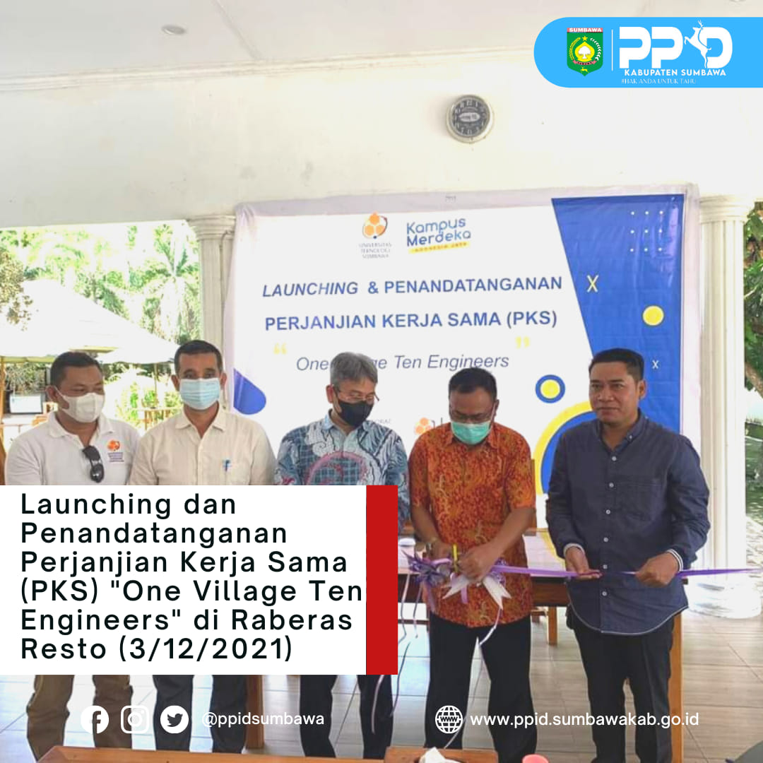 LAUNCHING DAN PENANDATANGANAN PERJANJIAN KERJA SAMA 