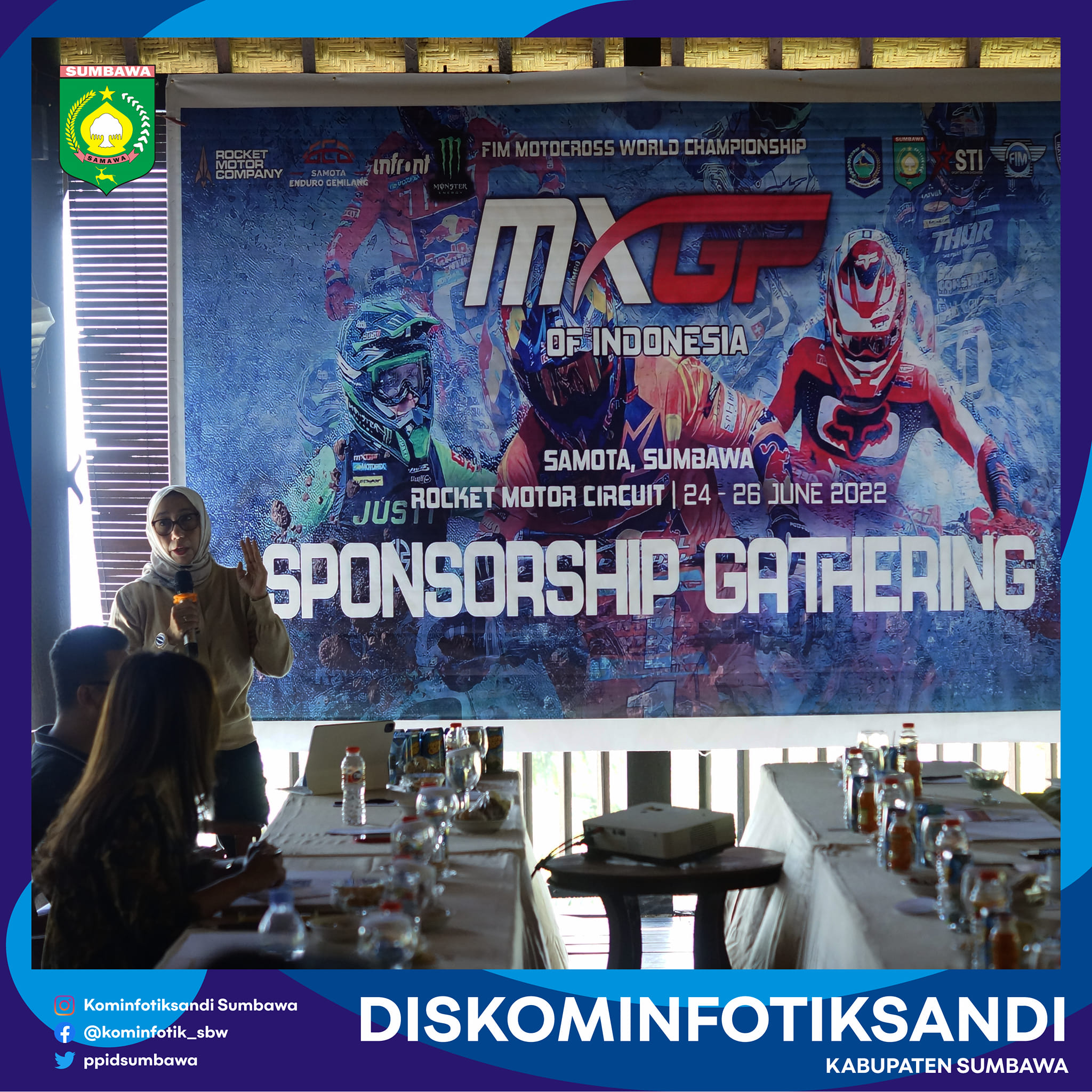 Dukung Suksesnya MXGP of Indonesia Samota-Sumbawa, Pihak Sponsor Mengadakan Gathering