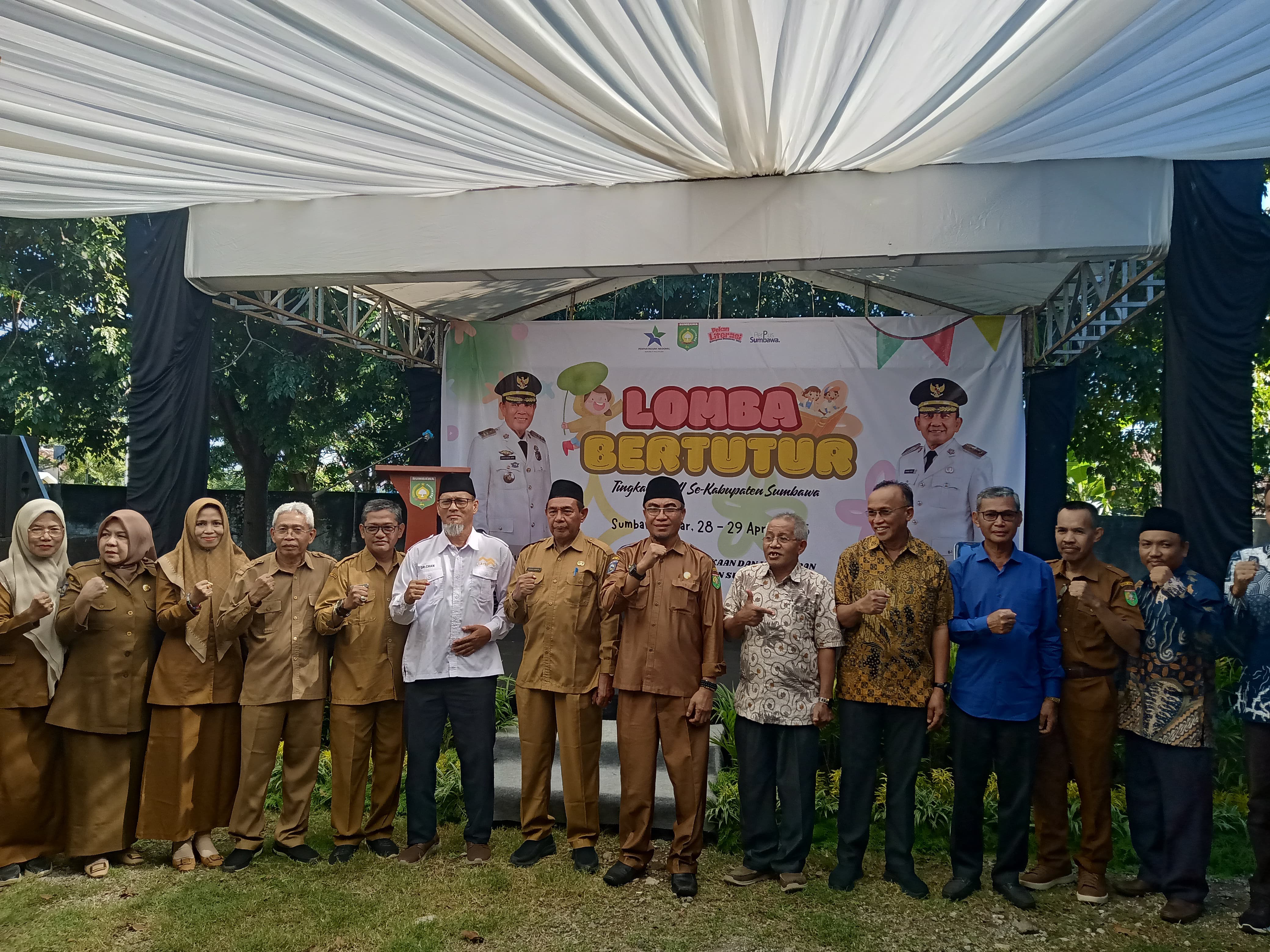 PEMKAB SUMBAWA GELAR LOMBA BERTUTUR TINGKAT KABUPATEN: TUMBUHKAN CINTA LITERASI DAN PERKUAT KARAKTER SEJAK DINI