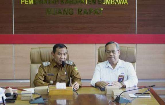 Di Depan BPK NTB Wabup Sampaikan Pentingnya Keterbukaan dan Dukungan OPD Dalam Proses Evaluasi