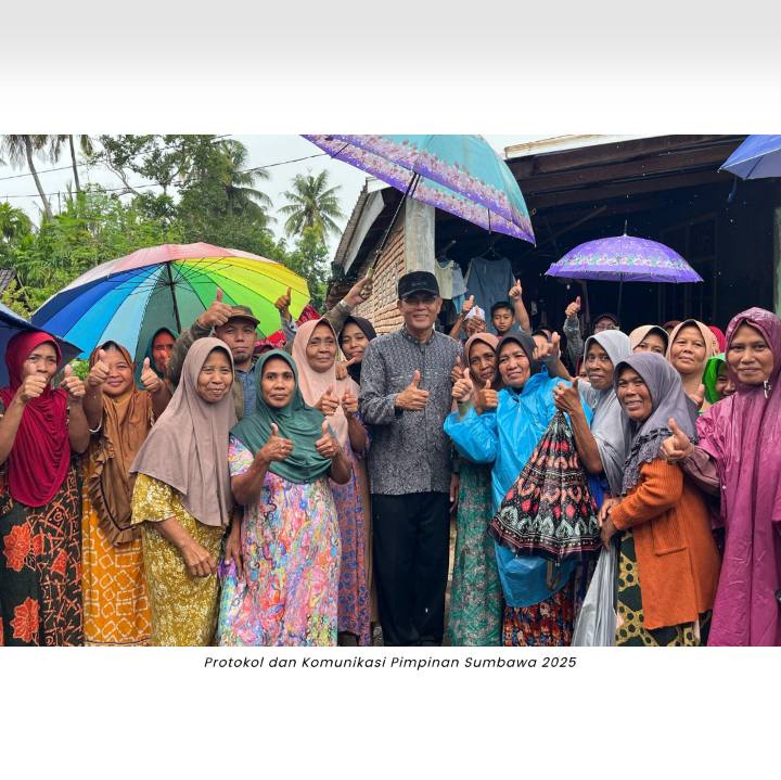 BUPATI SUMBAWA GERAK CEPAT BANTU KORBAN BANJIR DI DESA BOAK