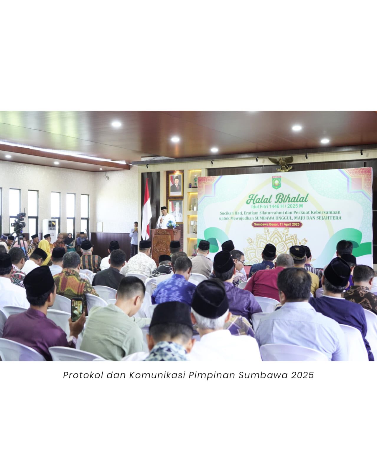 Bupati Sumbawa Tekankan Kerja Cepat dan Sinergi Lintas Sektor Dalam Halal Bihalal Pemkab Sumbawa