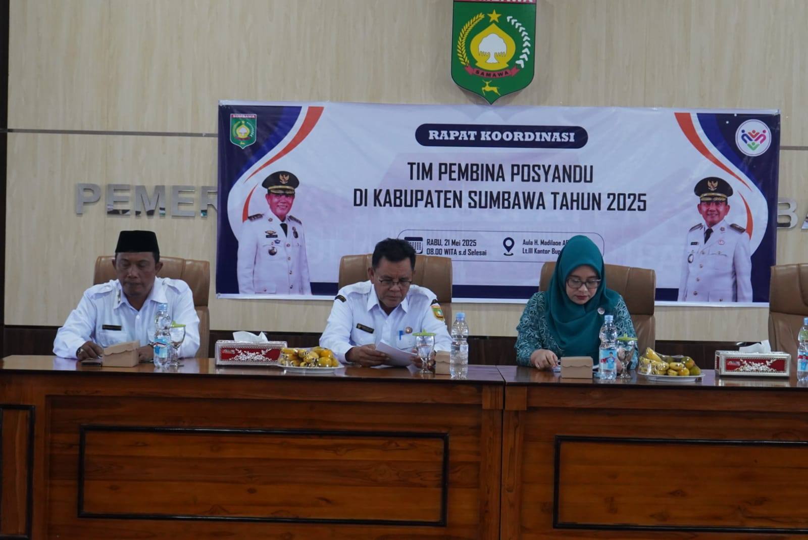Bupati Sumbawa Buka Rakor Tim Pembina Posyandu 2025: Dorong Profesionalisme dan Digitalisasi Pelayanan Kesehatan Desa