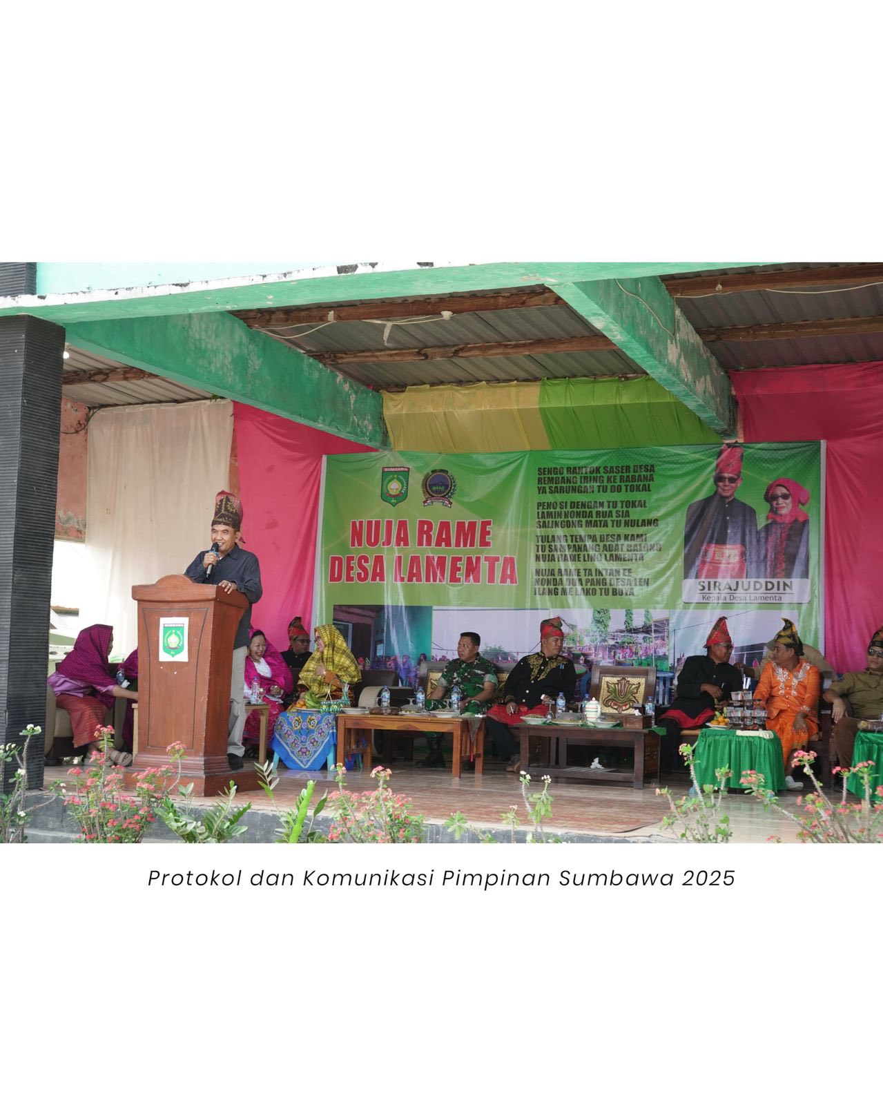 Nuja Rame: Tradisi Syukur dan Gotong Royong Masyarakat Lamenta Diapresiasi Wakil Bupati Sumbawa