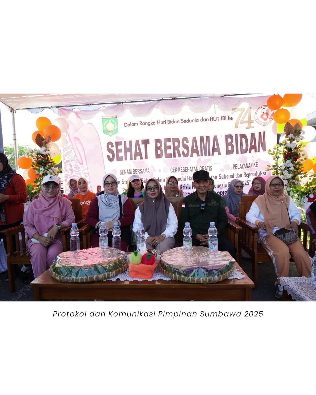 Wakil Bupati Ansori Hadiri Peringatan Hari Bidan Sedunia & HUT IBI ke-74: Komitmen Pemkab Sumbawa untuk Kesehatan Ibu dan Anak