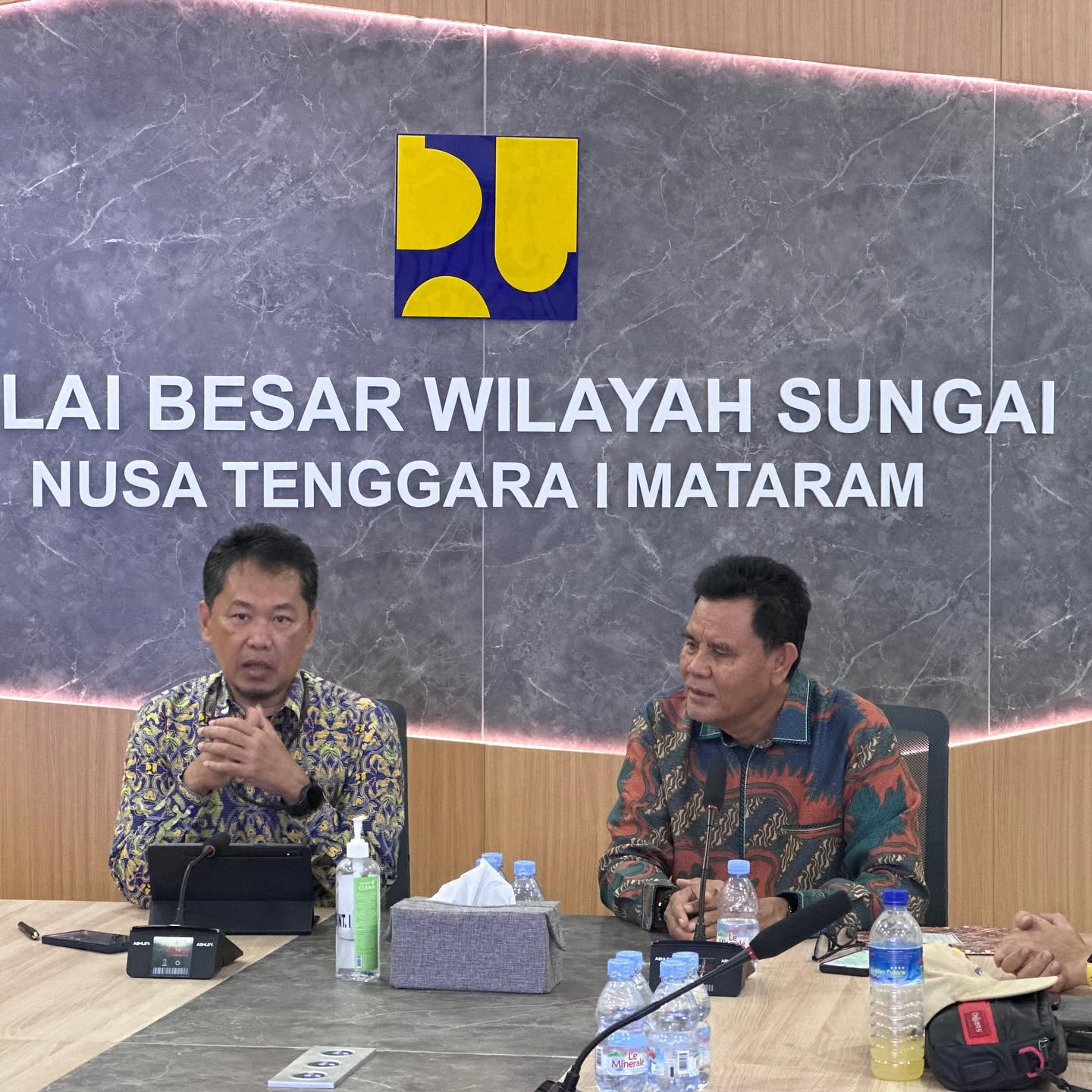 BUPATI SUMBAWA  RAPAT KOORDINASI BERSAMA BBWS NT-1 BAHAS INFRASTRUKTUR SUMBER DAYA AIR