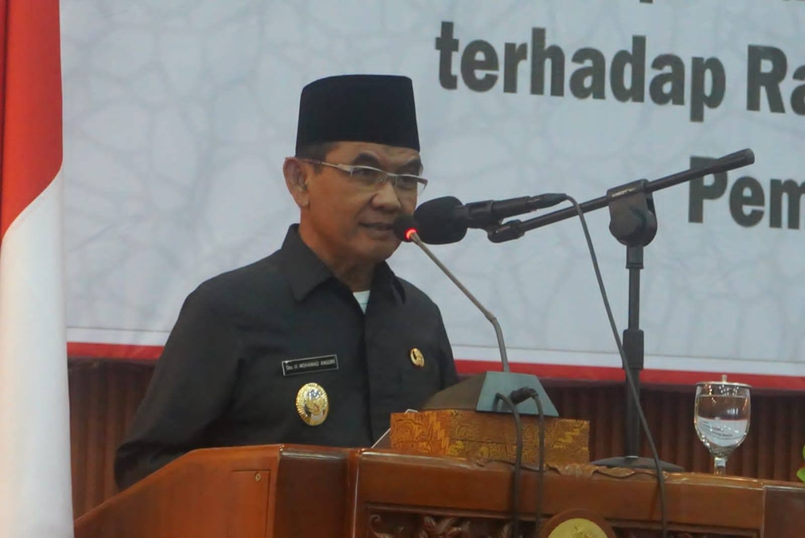 Wabup Ansori Sampaikan Jawaban Bupati atas Pandangan Umum Fraksi-Fraksi DPRD Terkait Dua Ranperda Strategis
