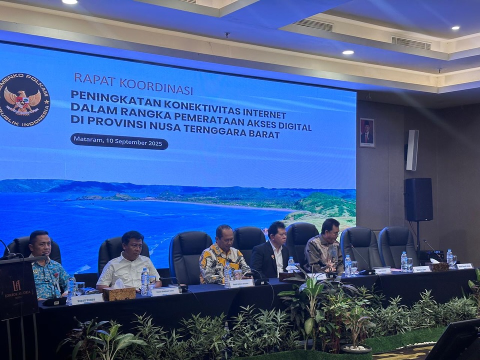 Bupati Sumbawa Hadiri Rakor Peningkatan Konektivitas Internet di Mataram