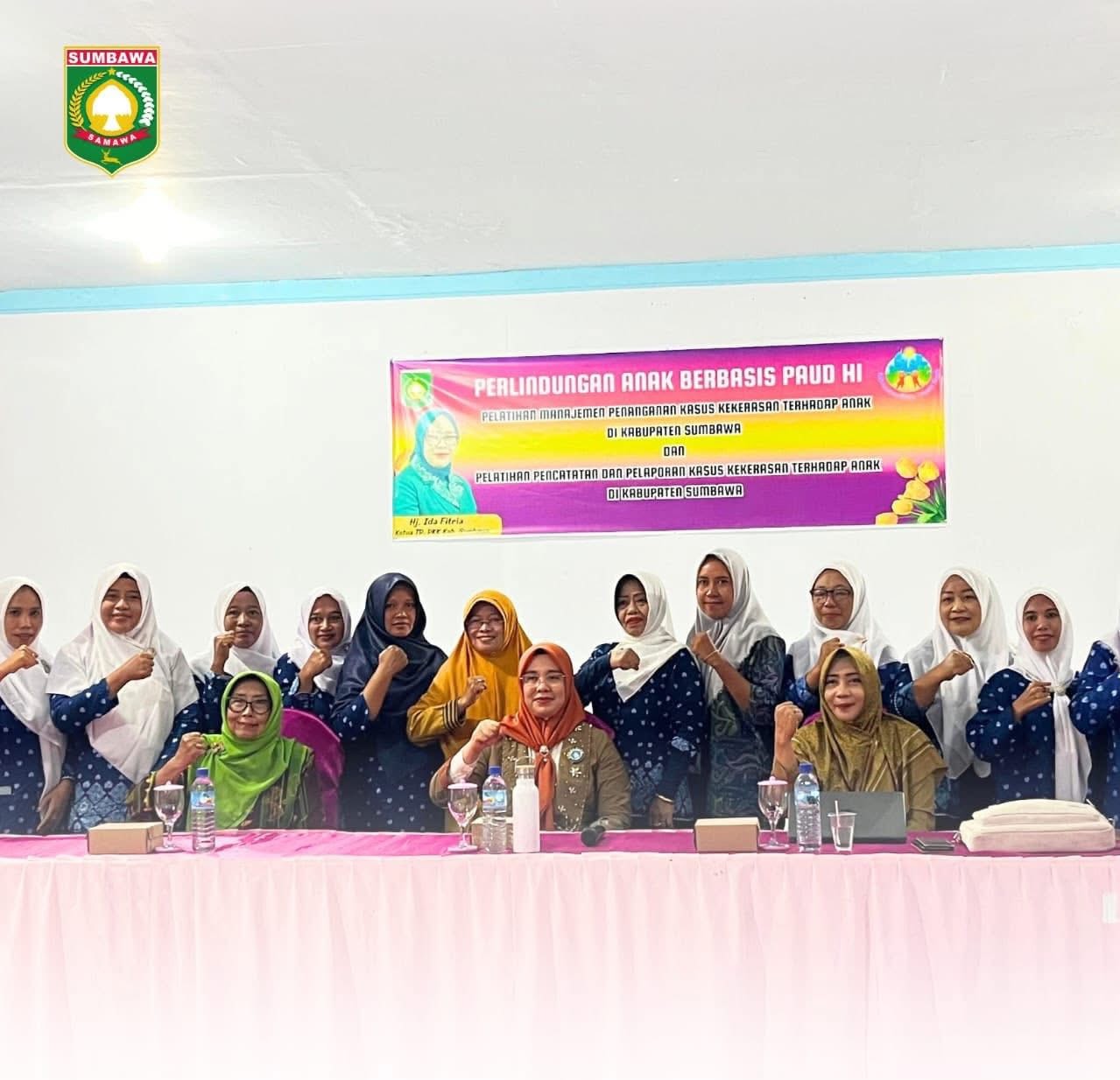 Bunda PAUD Sumbawa Tekankan Peran Guru PAUD dalam Mencegah dan Menangani Kekerasan terhadap Anak