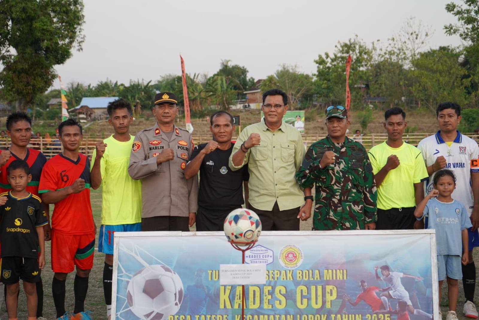 Bupati Sumbawa Buka Turnamen Sepak Bola Mini Kades Cup Tatede 2025: Ajang Sportivitas dan Kebersamaan Warga