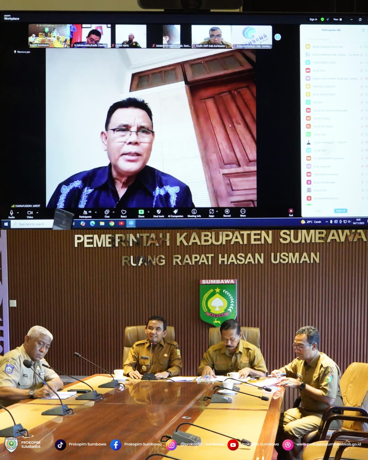 Wabup Ansori Tekankan Komitmen dan Akselerasi Pembangunan dalam Rapat Evaluasi Kinerja Pemerintah Daerah