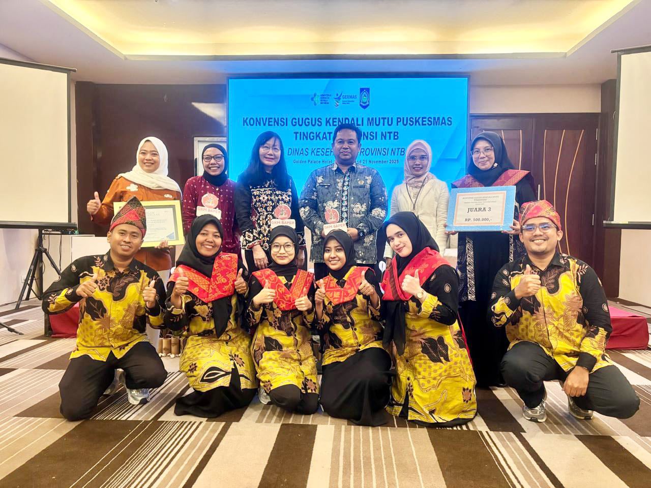 Puskesmas Moyo Hilir Raih Peringkat III GKM Tingkat Provinsi NTB 2025