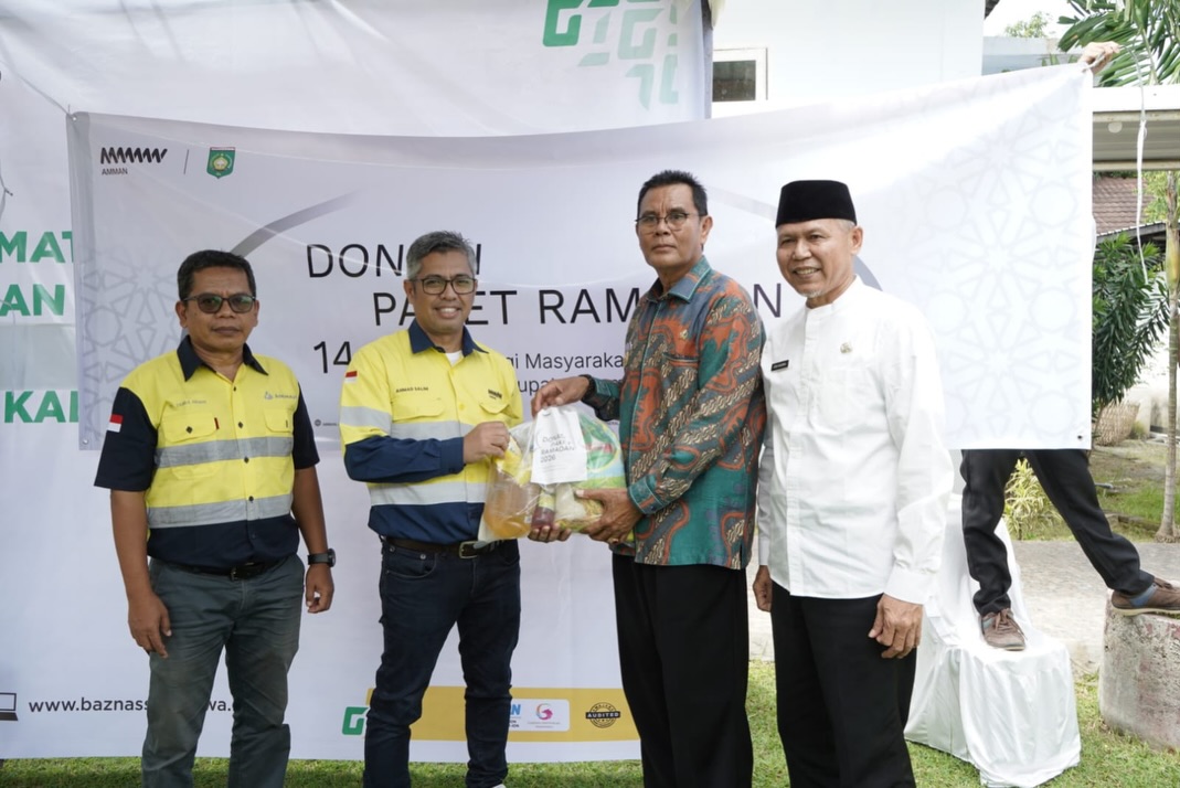 Pemkab Sumbawa Terima 5.760 Paket Sembako dari PT AMMAN Mineral, Perkuat Kepedulian di Bulan Ramadan