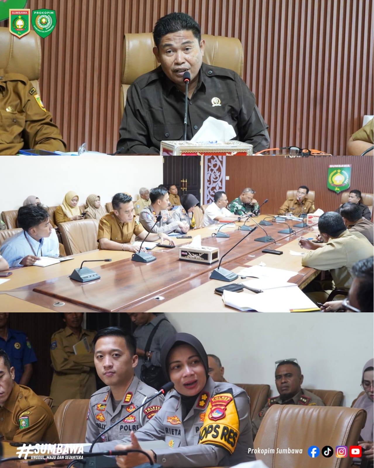 Pemkab Sumbawa Matangkan Kesiapan Idul Fitri 1447 H, Bupati Pimpin Langsung Rakor Forkopimda