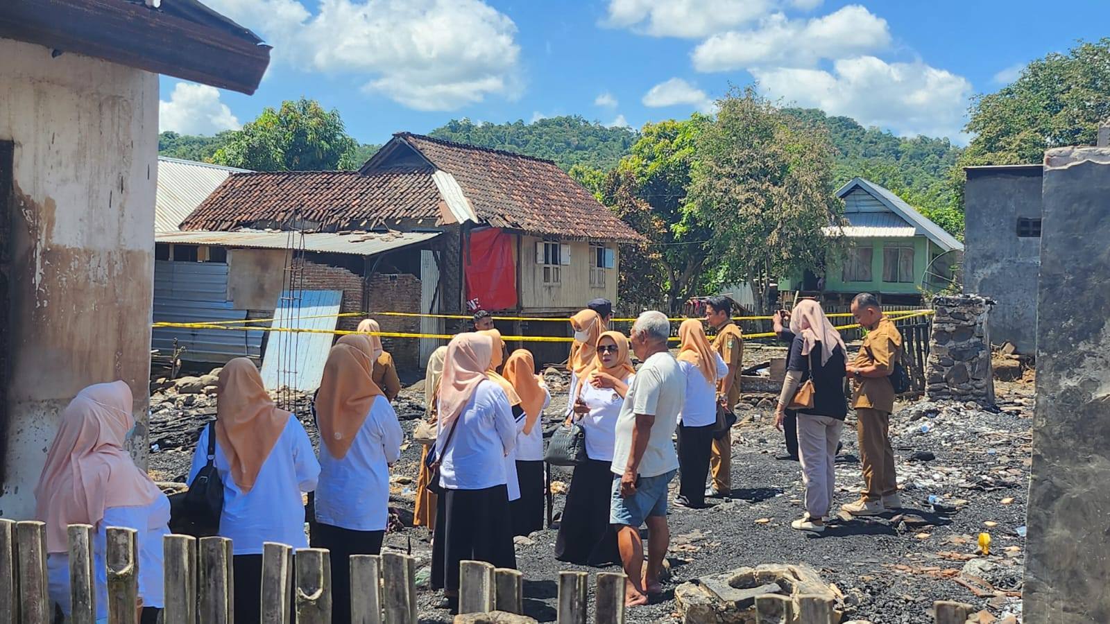 DWP Kabupaten Sumbawa Salurkan Bantuan untuk Korban Kebakaran Pemangong, Wujud Kepedulian dan Solidaritas Sosial