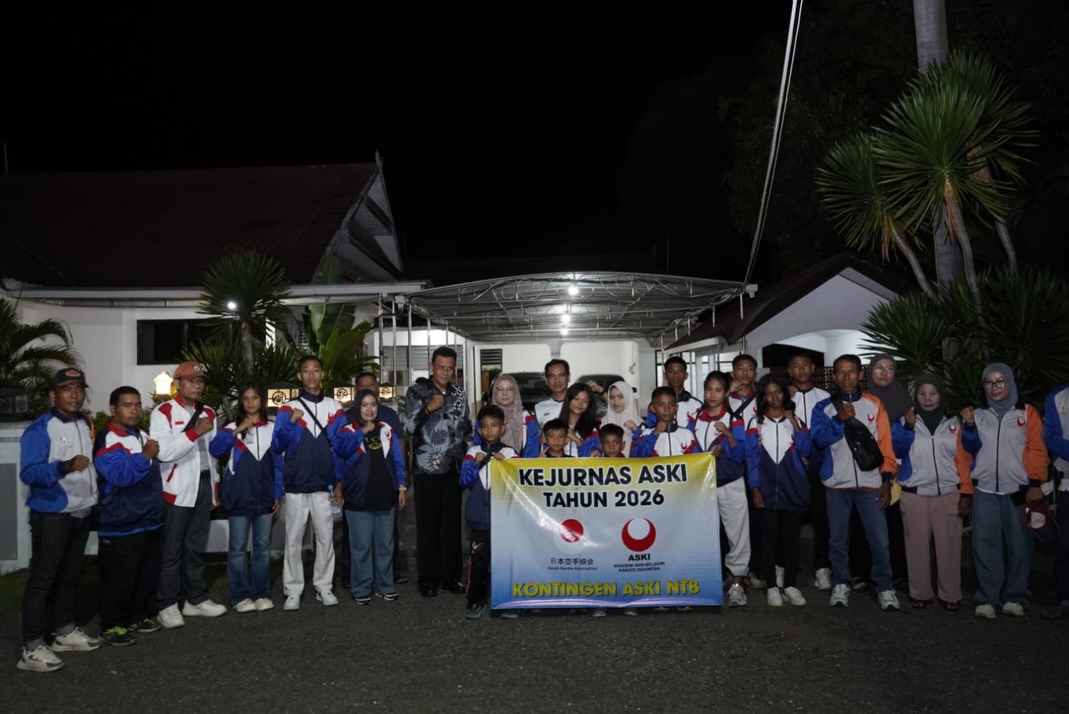 Bupati Sumbawa Lepas Atlet ke Kejurnas ASKI-JKA IX 2026 di Jakarta, Optimis Raih Prestasi Nasional