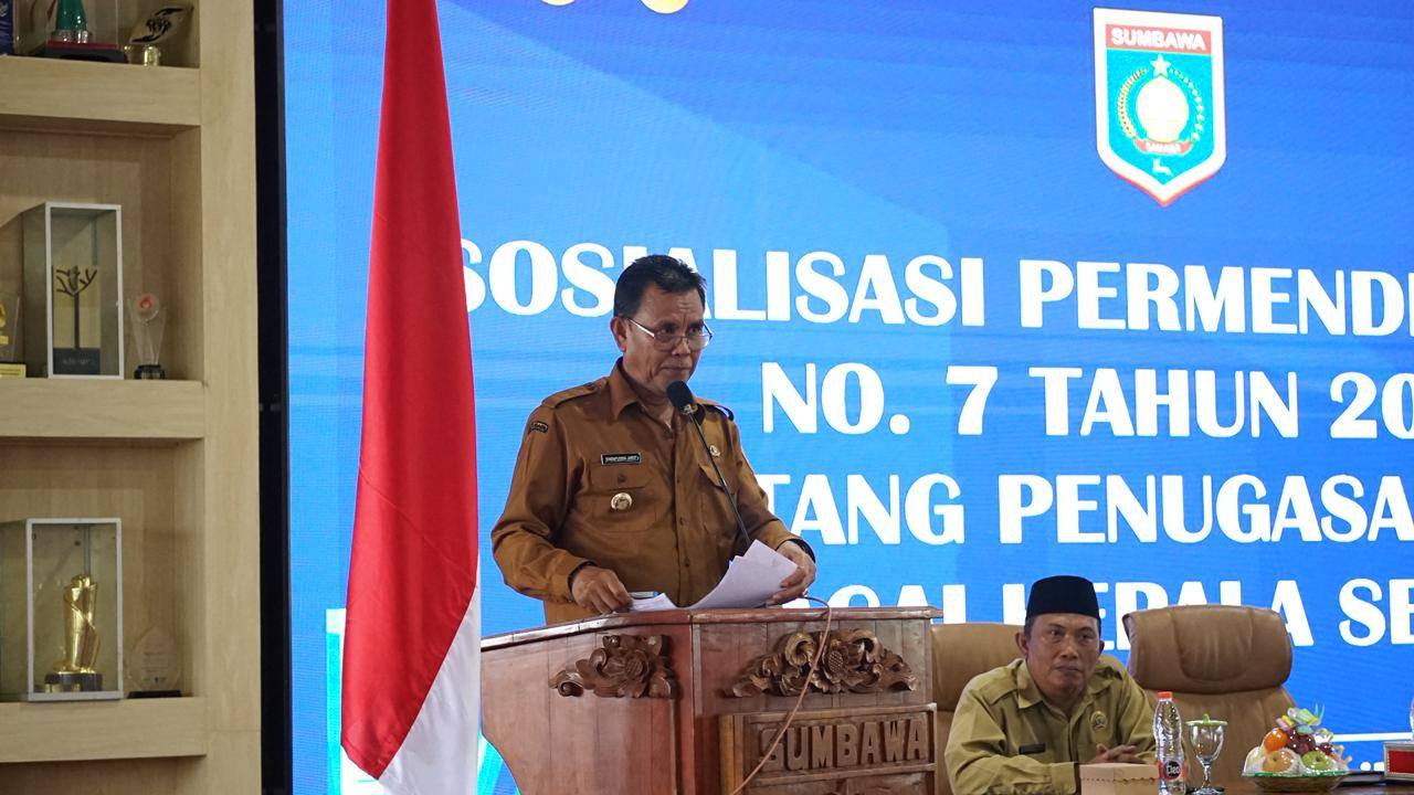 Bupati Sumbawa Hadiri Sosialisasi Permendikdasmen Nomor 7 Tahun 2025, Tegaskan Penugasan Kepala Sekolah Harus Sesuai Aturan