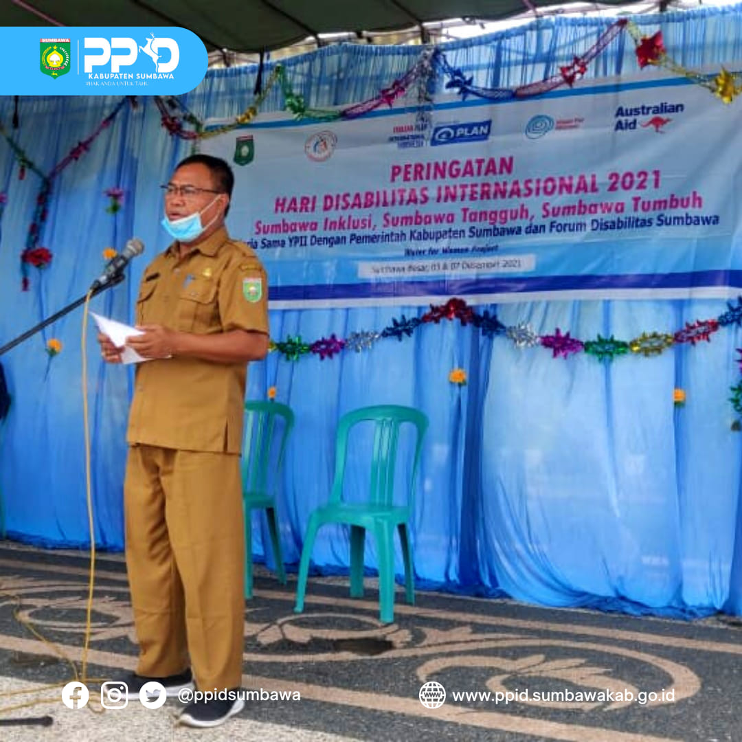 Hari Disabilitas Internasional 2021 "Sumbawa Inklusi, Sumbawa Tangguh, Sumbawa Tumbuh".