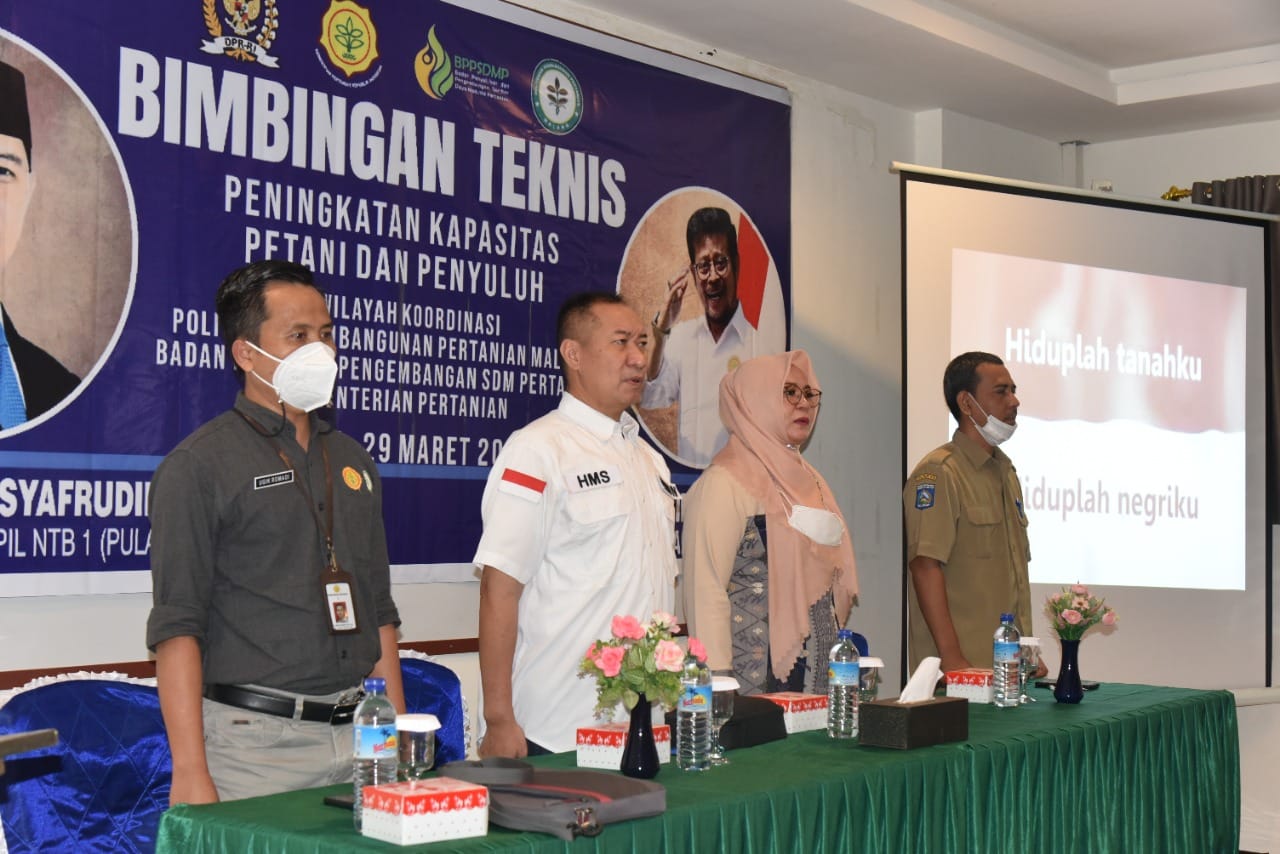 DPR, Kementerian Pertanian dan Pemkab Sumbawa kerjasama gelar Bimtek Peningkatan Kapasitas Penyuluh dan Petani