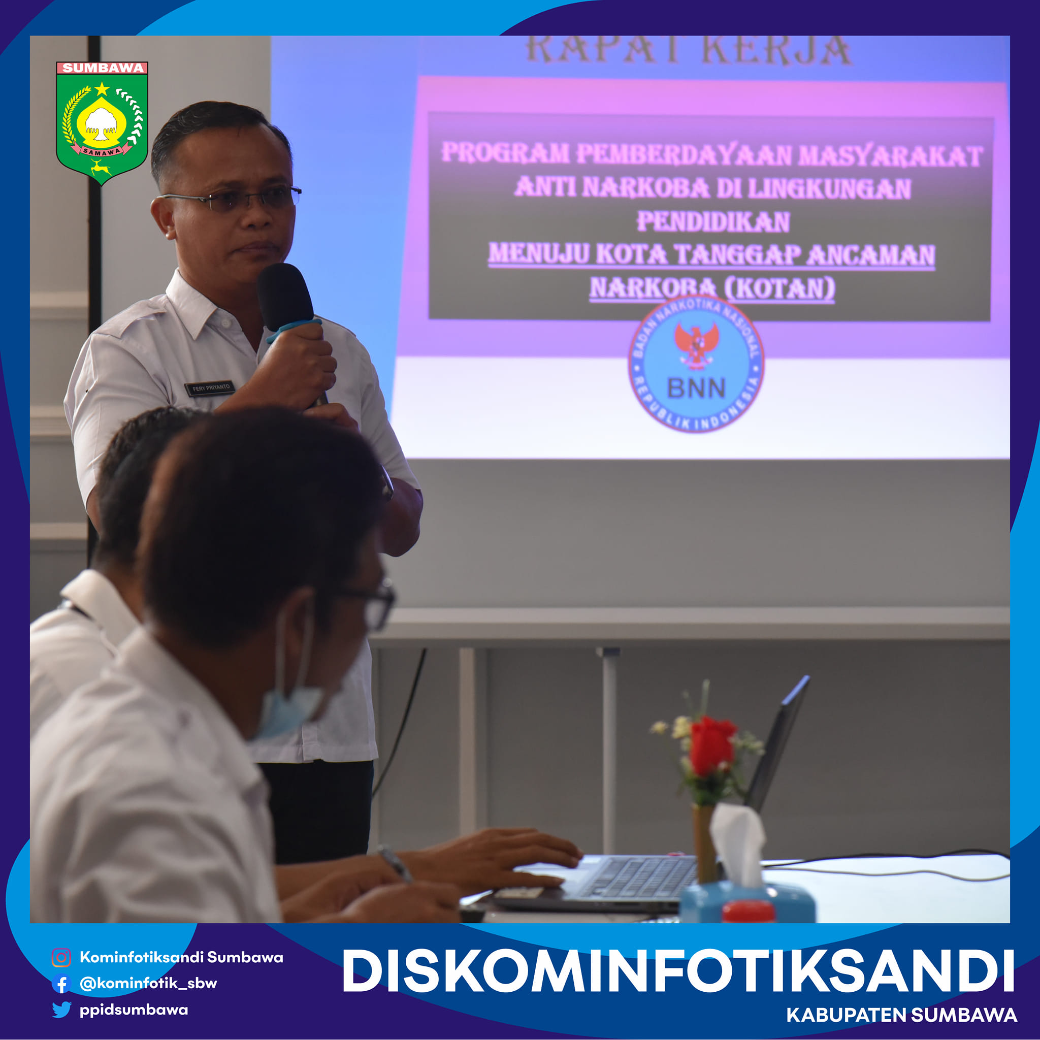 Raker Pemberdayaan Masyarakat Anti Narkoba di Lingkungan Pendidikan Menuju Kota Tanggap Ancaman Narkoba (KOTAN) 2022