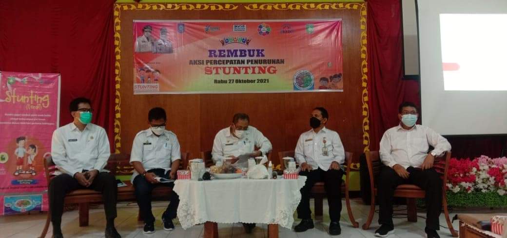 REMBUK AKSI PERCEPATAN  PENURUNAN STUNTING KABUPATEN SUMBAWA 