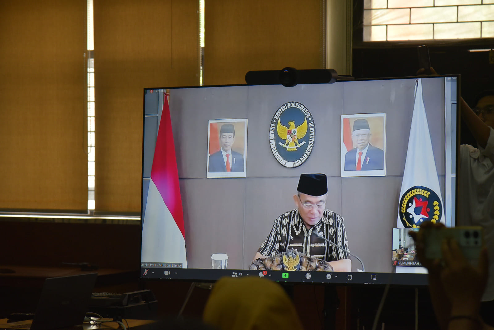 Roadshow Daring bersama Menteri Koordinator Pembangunan Manusia dan Kebudayaan Republik Indonesia “Percepatan Penurunan Stunting dan Penghapusan Kemis