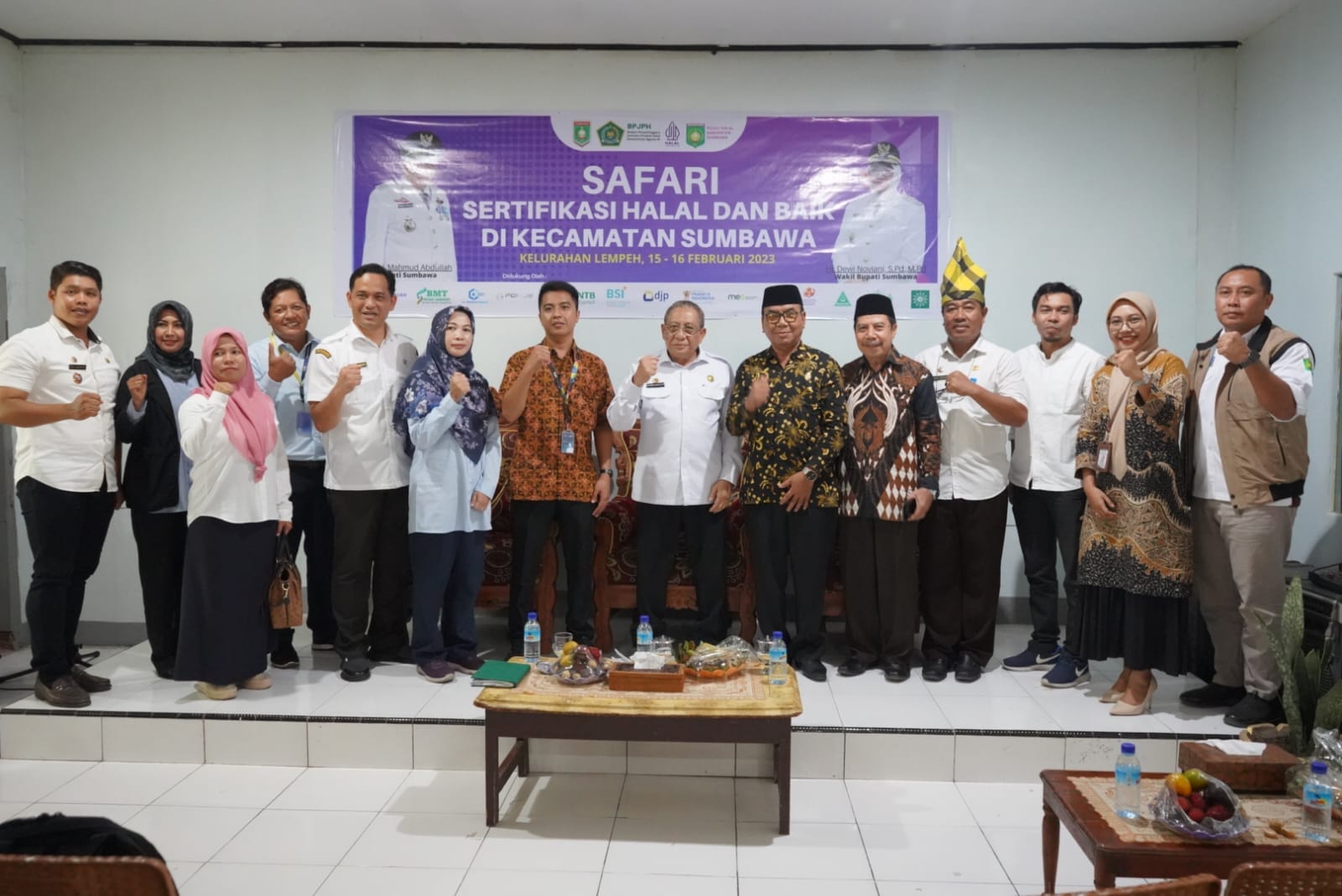 SAFARI SERTIFIKASI HALAL DAN BAIK DI KECAMATAN SUMBAWA TAHUN 2023