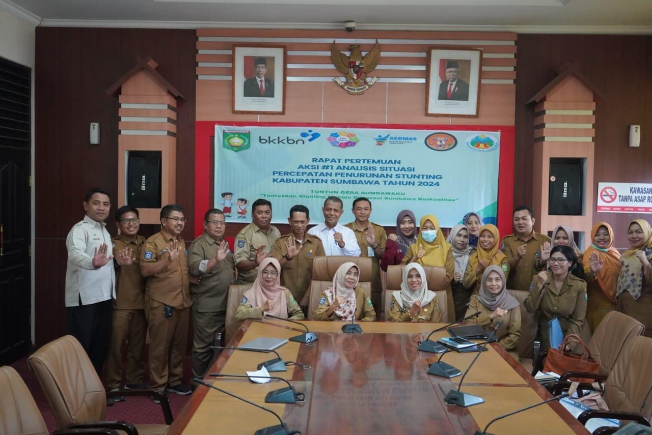 RAPAT AKSI #1 UPAYA PENURUNAN STUNTING DI KABUPATEN SUMBAWA