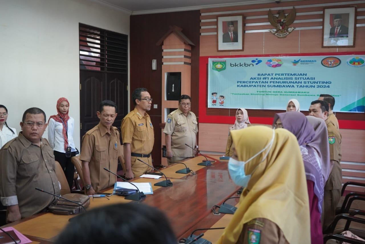 RAPAT AKSI #1 UPAYA PENURUNAN STUNTING DI KABUPATEN SUMBAWA