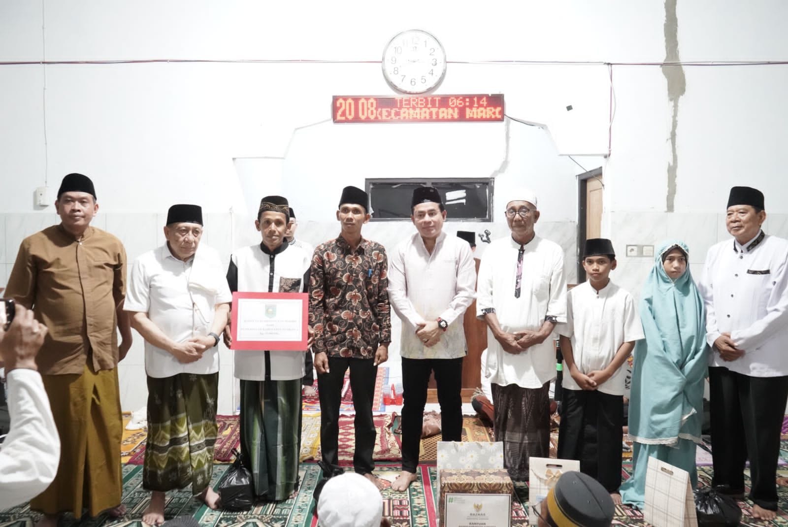 Safari Ramadan ke Masjid Al-Muttaqin Desa Pemasar, Kecamatan Maronge