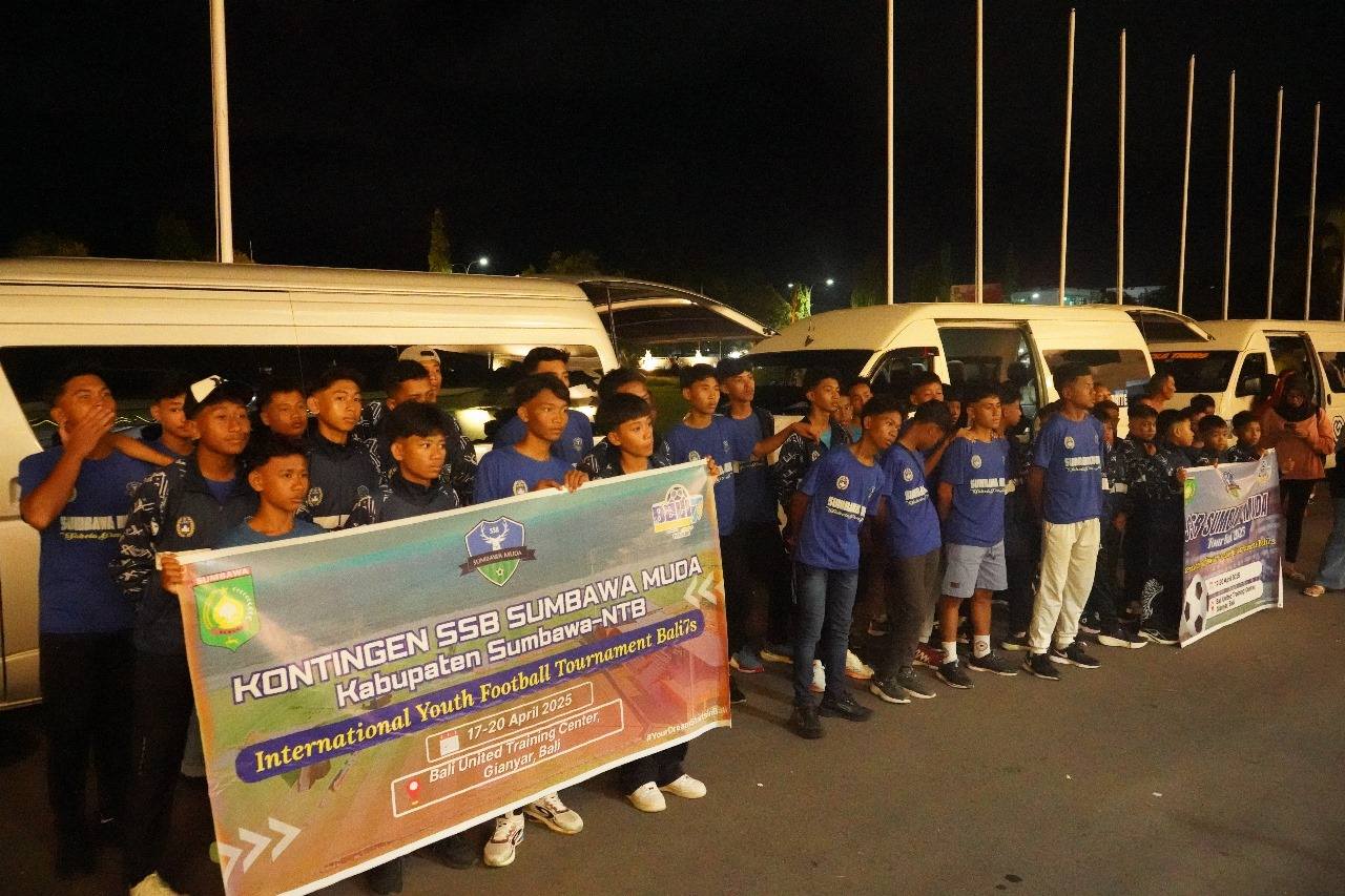 Kontingen SSB Sumbawa Muda Siap Harumkan Nama Daerah di Ajang Sepak Bola Internasional Bali 7s