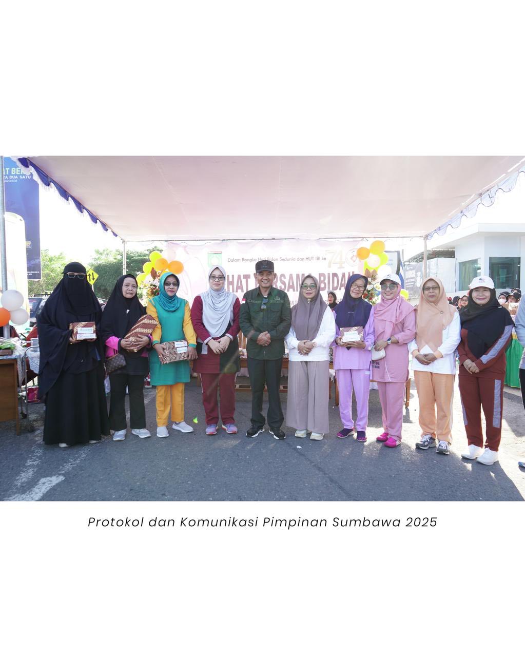 Wakil Bupati Ansori Hadiri Peringatan Hari Bidan Sedunia & HUT IBI ke-74 Komitmen Pemkab Sumbawa untuk Kesehatan Ibu dan Anak