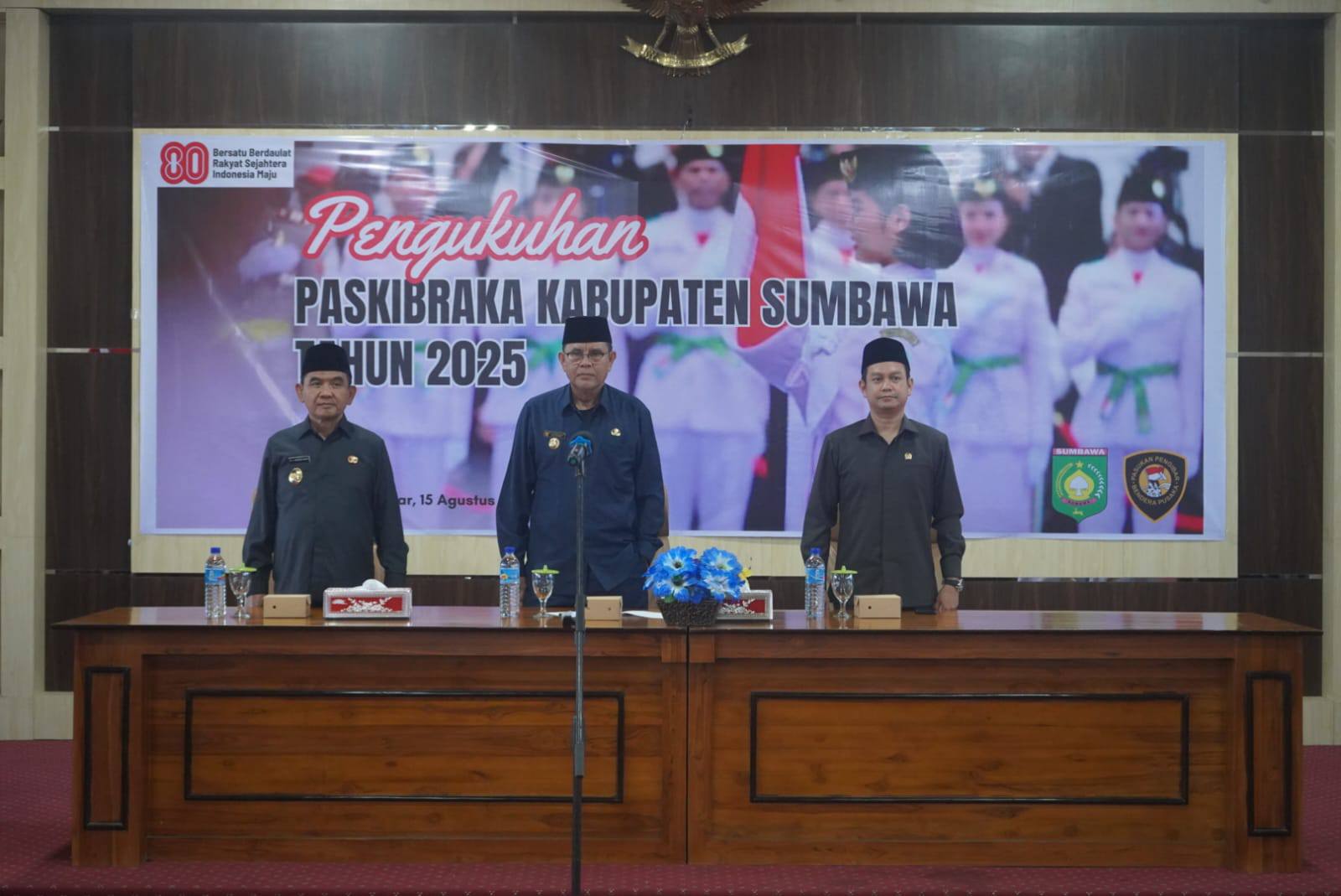 31 Putra-Putri Terbaik Sumbawa Dikukuhkan sebagai Paskibraka Tahun 2025