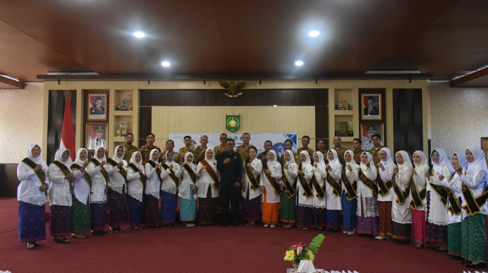 Pengukuhan bunda PAUD Kecamatan se Kab. Sbw (27-8-2025)