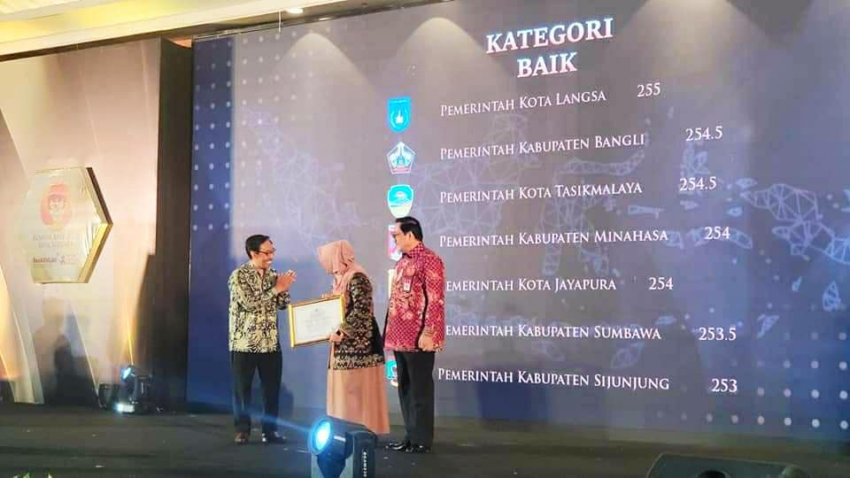 Pertama Kali Pemkab Sumbawa Terima Anugerah Meritokrasi dari Komisi Aparatur Sipil Negara (KASN) Tahun 2022 dengan Kategori BAIK 