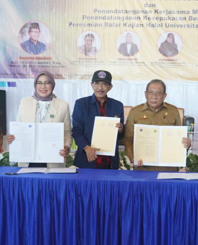 SEMINAR MEMBANGUN EKOSISTEM INDUSTRI HALAL DI SUMBAWA PENANDATANGANAN KERJASAMA MOU, PENANDATANGAN KESEPAKATAN  BERSAMA, DAN PERESMIAN  BALAI KAJIAN HALAL UNIVERSITAS SAMAWA