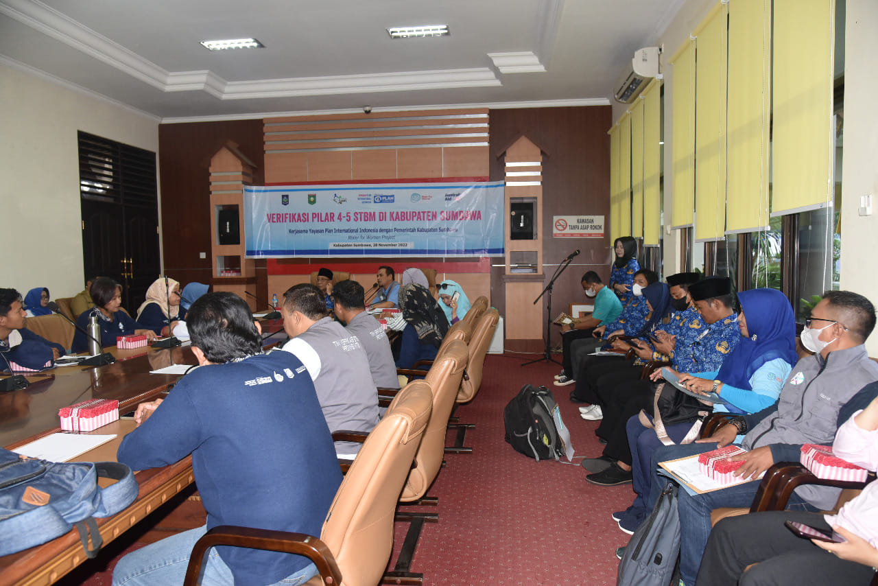 Bupati Sumbawa Terima Tim Verifikator Pilar 4 dan Pilar 5 STBM Kab. Sumbawa