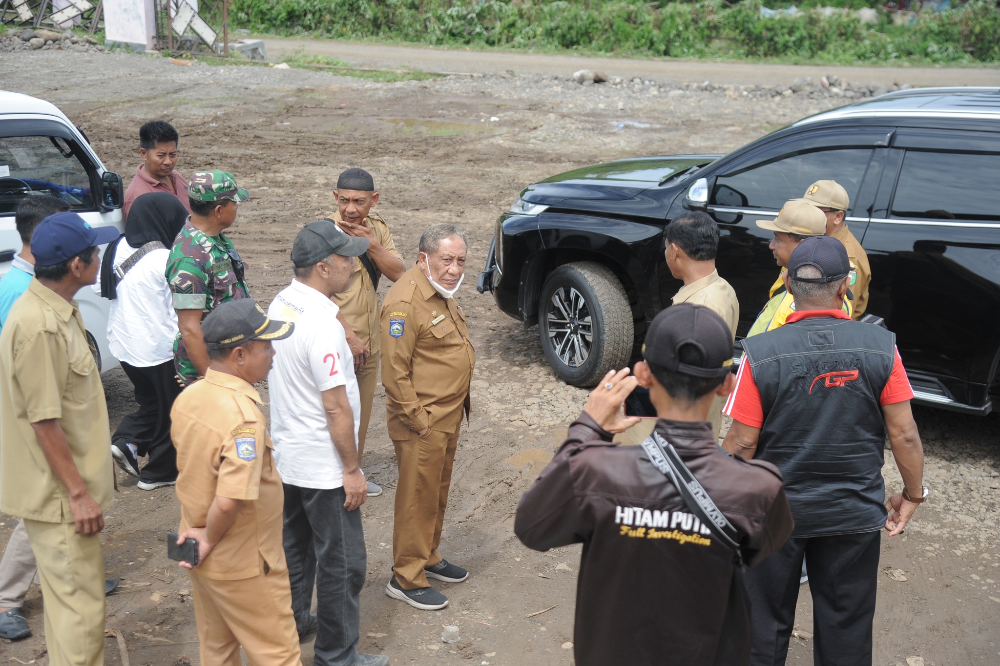 Paska Penertiban Oleh SatpolPP Bupati Tinjau Kondisi Pasar Utan