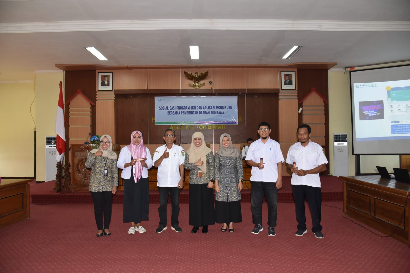 SOSIALISASI PROGRAM JKN & APLIKASI MOBILE JKN KERJASAMA PEMERINTAH DAERAH DAN BPJS KESEHATAN