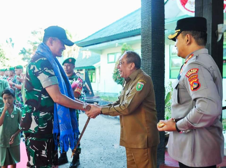 KUNJUNGAN KERJA PANGDAM IX/UDAYANA KE MAKODIM 1607/SUMBAWA TAHUN 2022.