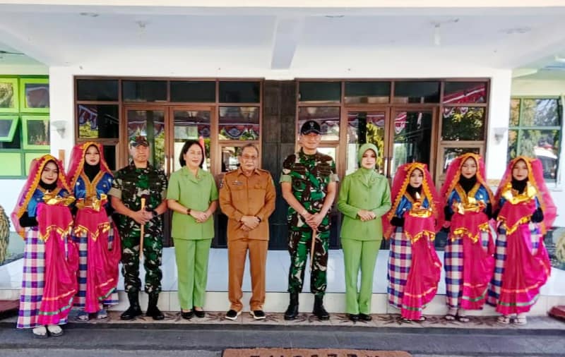 KUNJUNGAN KERJA PANGDAM IX/UDAYANA KE MAKODIM 1607/SUMBAWA TAHUN 2022 (9-8-22)