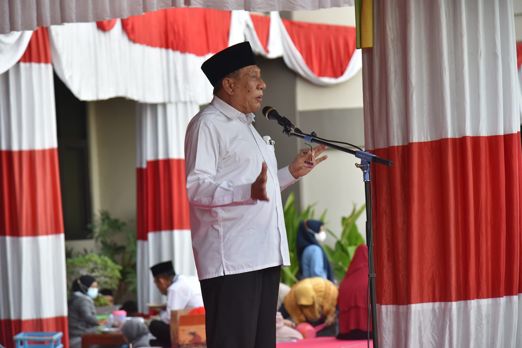 Penyambutan Pemulangan Jamaah Haji Asal Kabupaten Sumbawa Musim haji 1444 H / 2022 M.