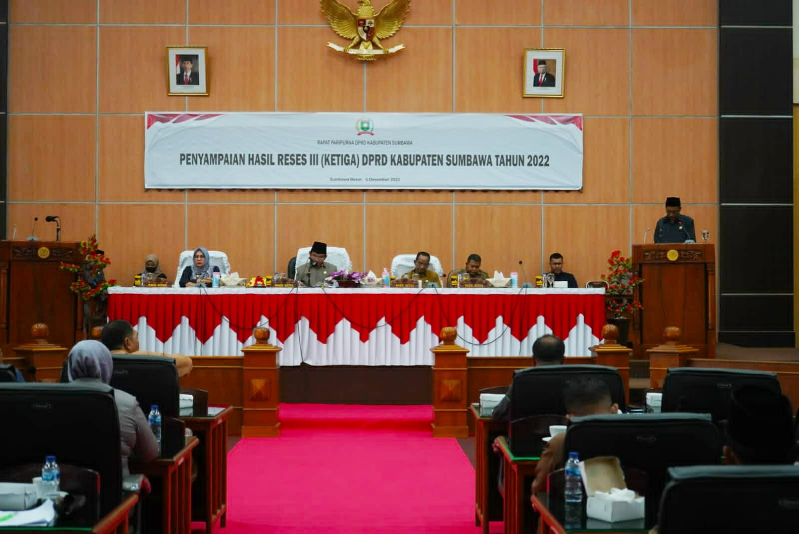PENYAMPAIAN  HASIL RESES III (TIGA) DPRD KABUPATEN SUMBAWA TAHUN 2022