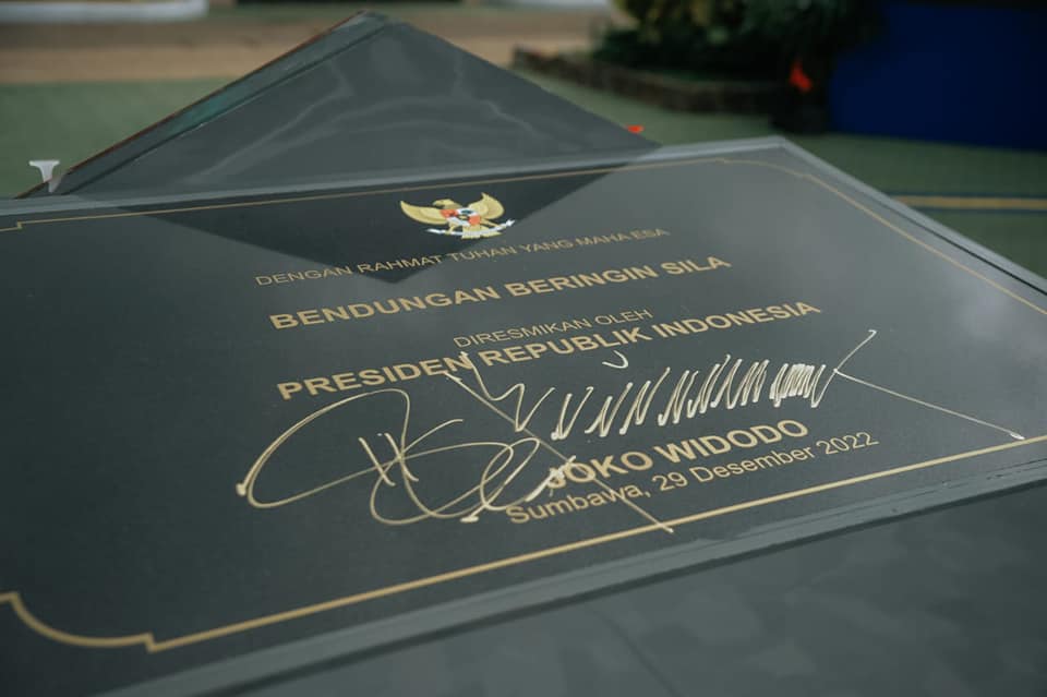 Kunjungan Presiden RI Ir. H. Joko Widodo Ke Kecamatan Utan Peresmian Bendungan Beringin Sila