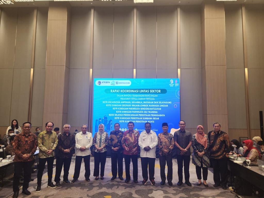 Rapat Koordinasi Lintas sektor Rancangan Perbup RTDR Kawasan Perkotaan Sumbawa Besar
