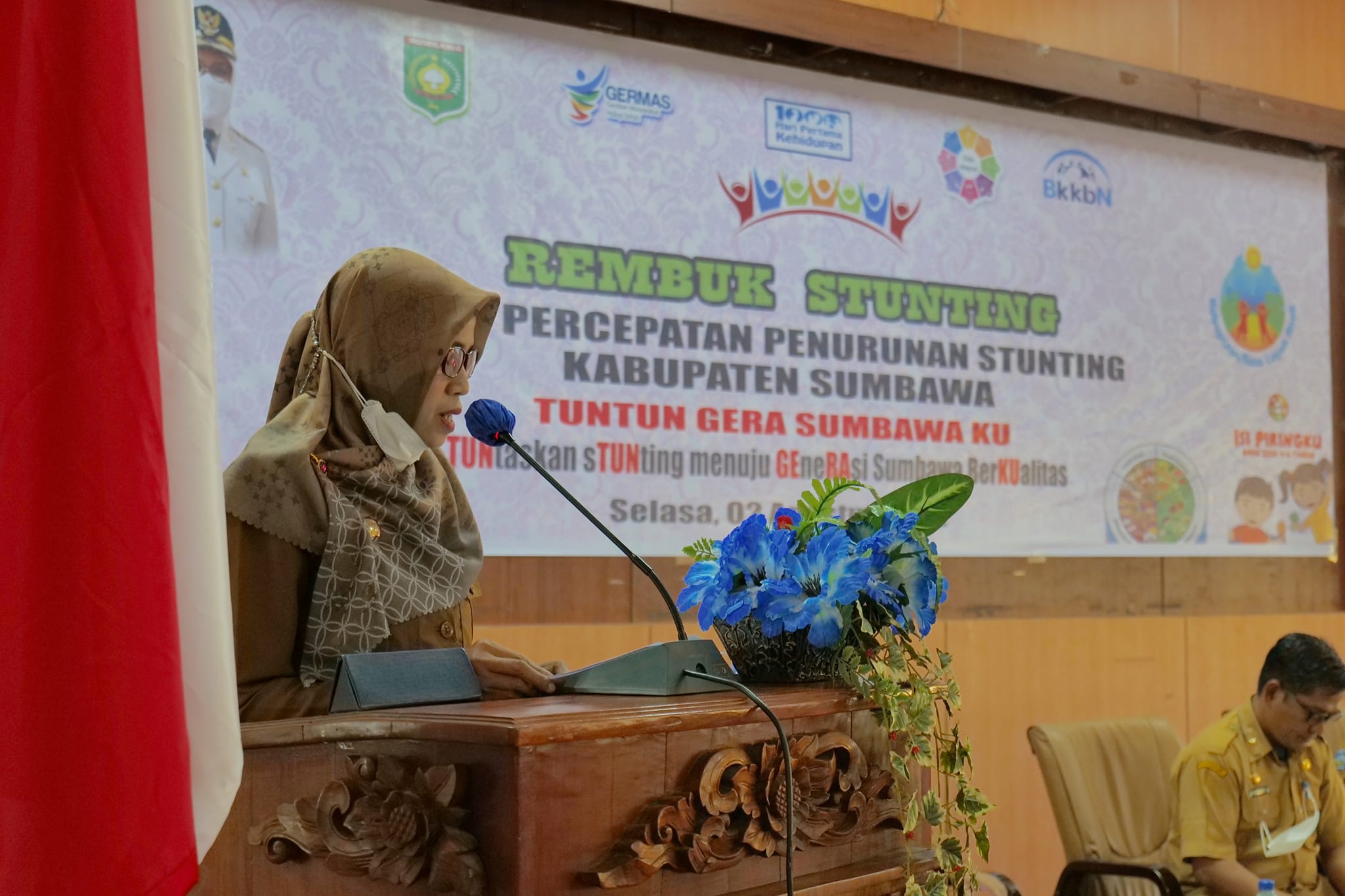 Rembuk Stunting dan Penandatangan Naskah Komitmen Bupati dan Camat se Kabupaten Sumbawa