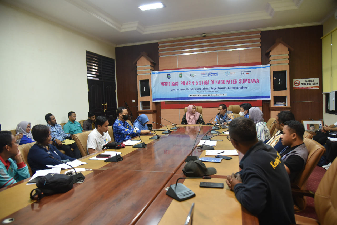 Verifikasi Pilar 4 dan Pilar 5 STBM di Kabupaten Sumbawa Tahun 2022