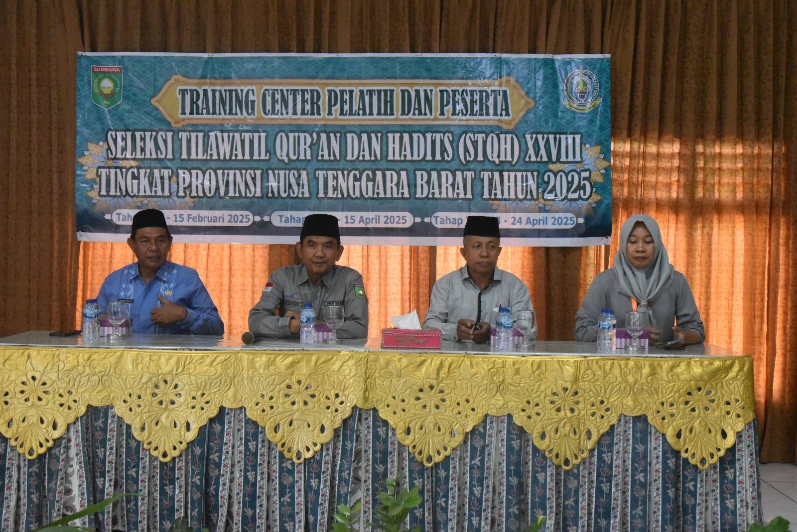 Wabup Sumbawa Tutup Training Center Kafilah STQH ke-28: Siapkan Diri Jadi Duta Daerah yang Membanggakan